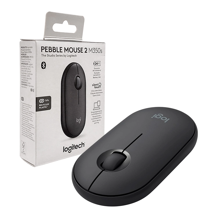 Mouse Logitech Wireless Pebble 2 M350S Negro Art.910-7049